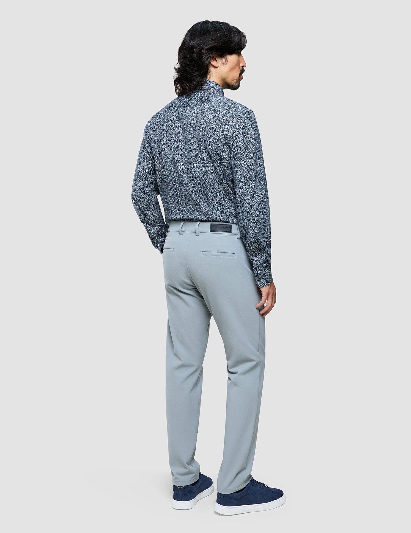 Classic Shirt Floral Allover Navy Regular